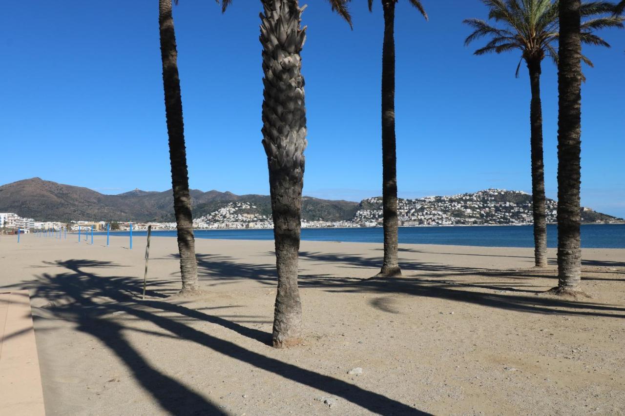 ロザスCastell Joncar,30 M De La Playa, 1Era Linea De Mar, Vista Al Marアパートメント エクステリア 写真