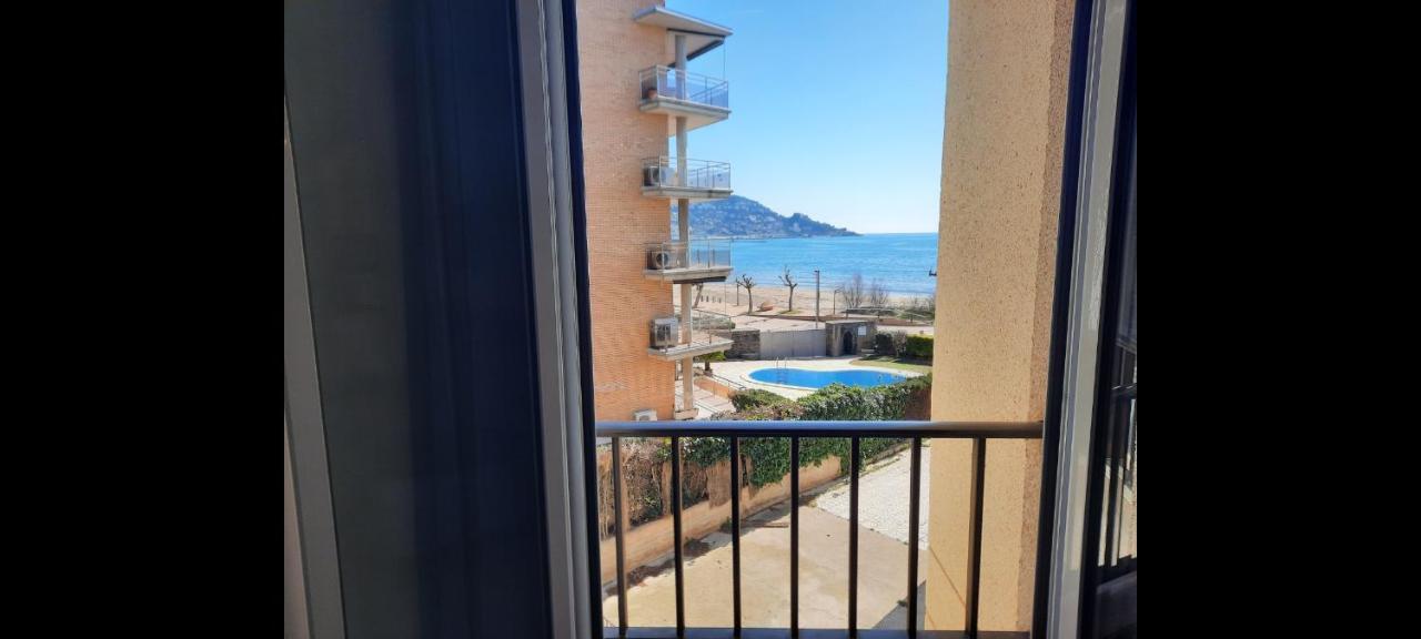 ロザスCastell Joncar,30 M De La Playa, 1Era Linea De Mar, Vista Al Marアパートメント エクステリア 写真